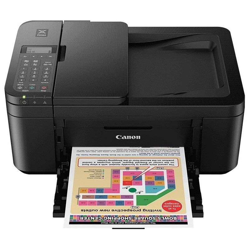 Multifuncion Canon Wifi Con Fax Pixma Tr4550 Negra 8844ipm Duplex 48001200ppp Scan 6001200 Adf 20 Hojas